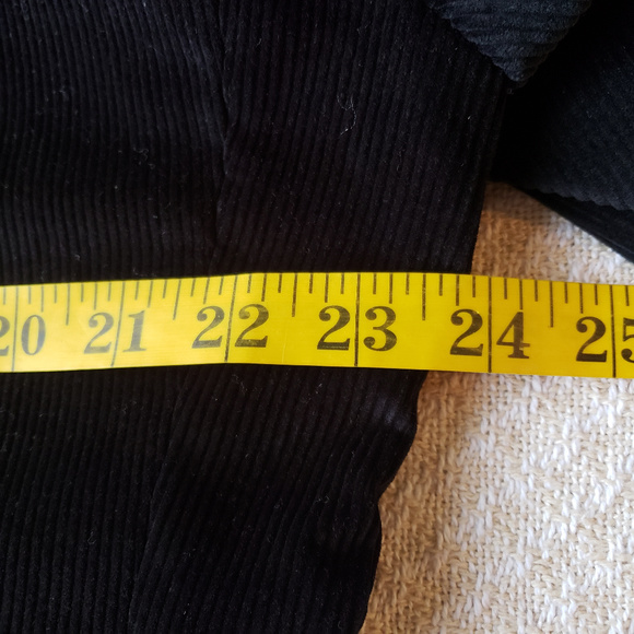 Adolpho Mens 44R Black Cotton Corduroy Sportcoat - Picture 7 of 8